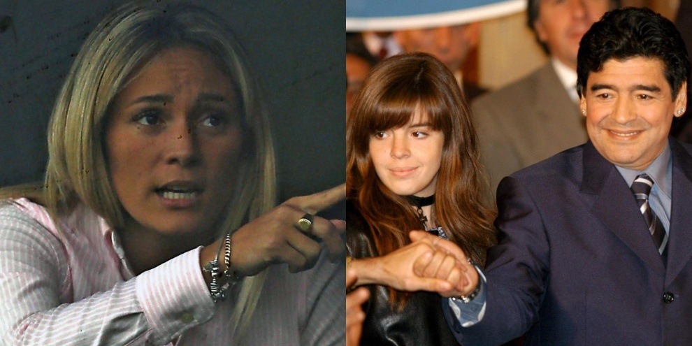 Maradona, Dalma e Rocio Oliva: è bufera
