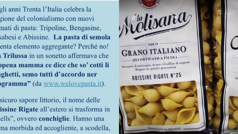 Molisana, pubblicità shock: "Abissine rigate dal sapore littorio". Poi le scuse