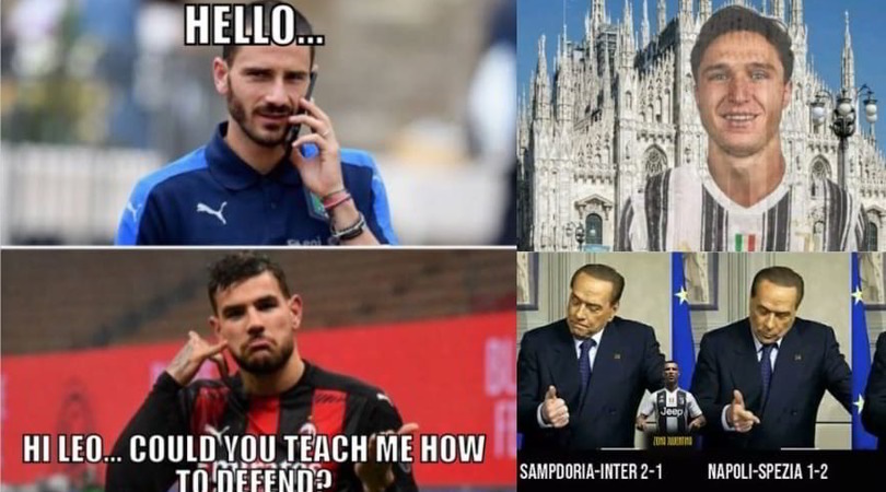 Milan-Juve si gioca anche sui social: quanta ironia