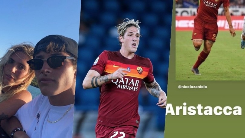 Lazio, il figlio di Mihajlovic sfotte Zaniolo sui social