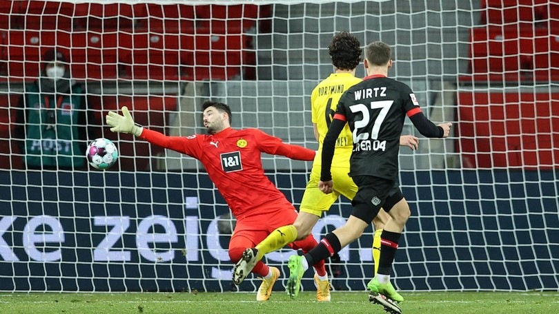 Al Leverkusen la sfida con il Borussia Dortmund, Piatek sbaglia un rigore e va ko