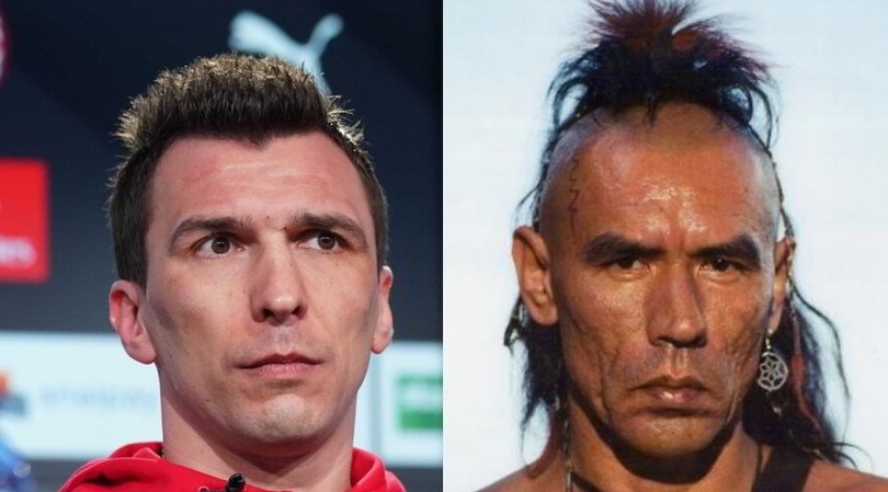 Mandzukic come un Mohicano: il meme diventa virale