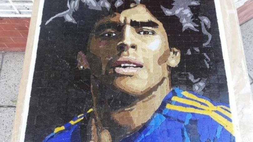 Maradona, nuovo mosaico inaugurato a Buenos Aires