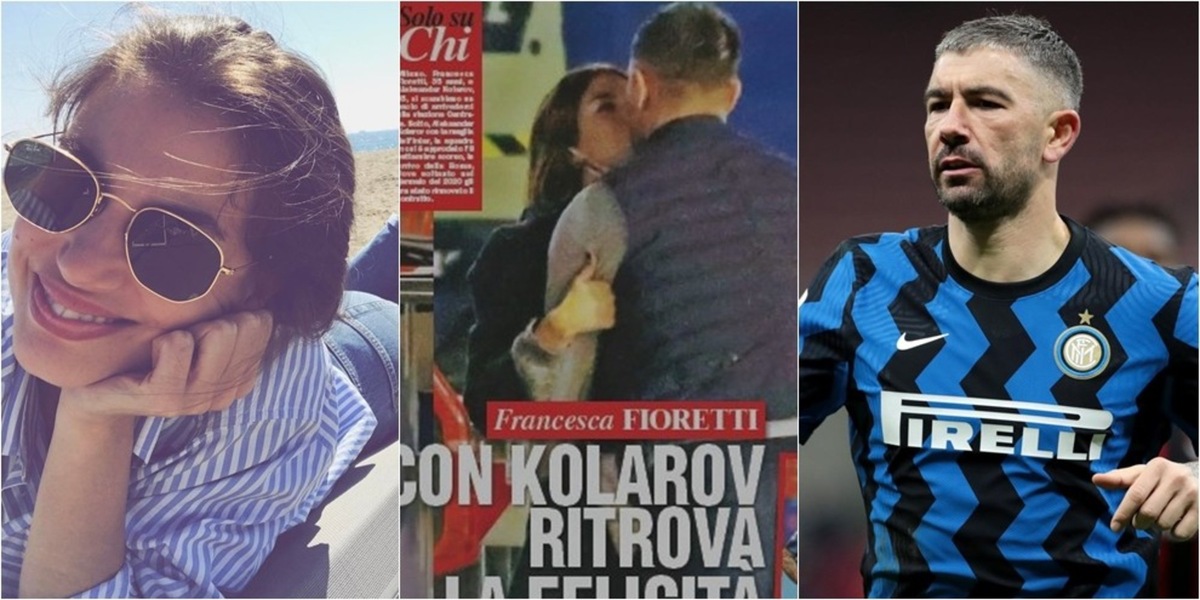 Francesca Fioretti paparazzata con Kolarov