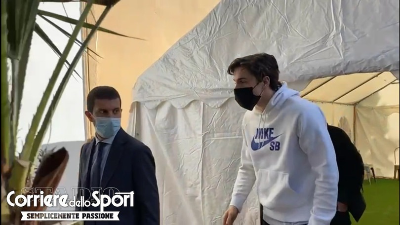 Roma, Zaniolo a Villa Stuart per gli esami d'idoneità sportiva