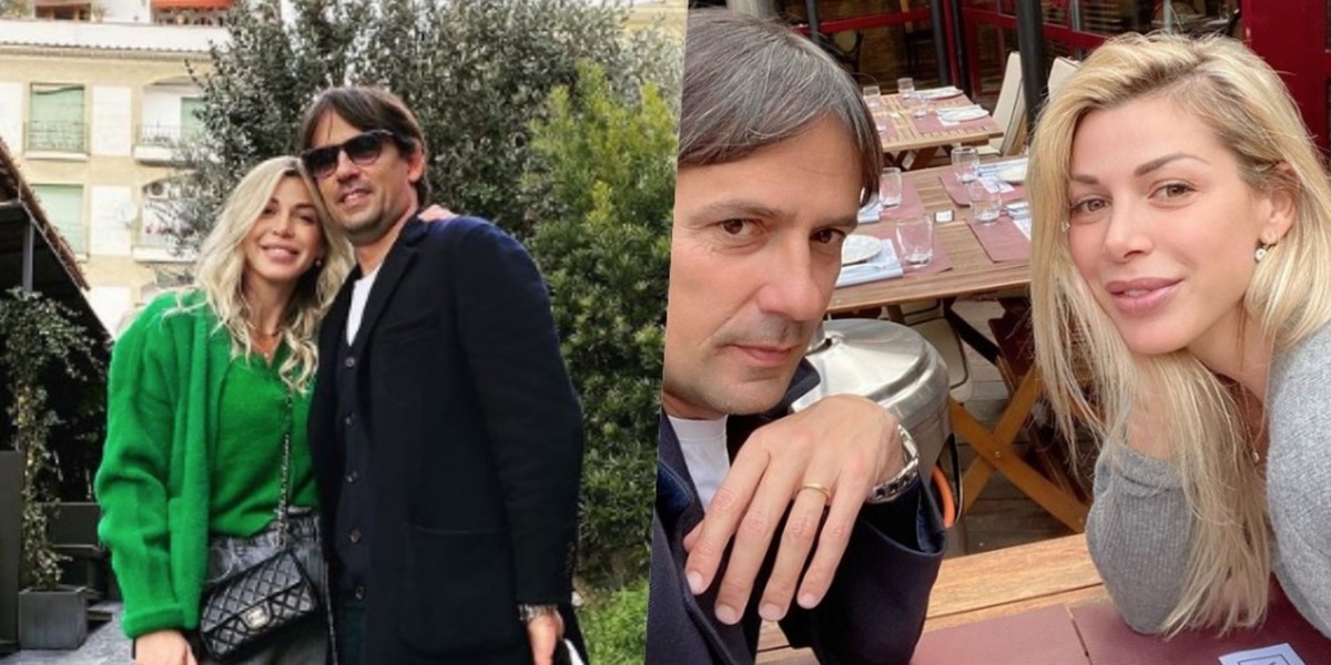 Inzaghi, pranzo relax con la moglie aspettando la firma