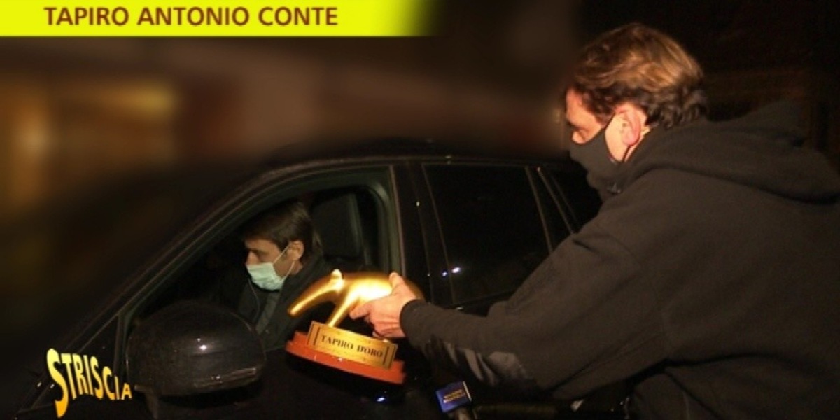 Conte rifiuta il Tapiro d’Oro dopo il caos di Juve-Inter