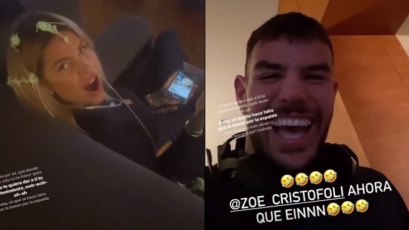 E' carnevale: lo scherzo di Theo Hernandez alla fidanzata Zoe Cristofoli