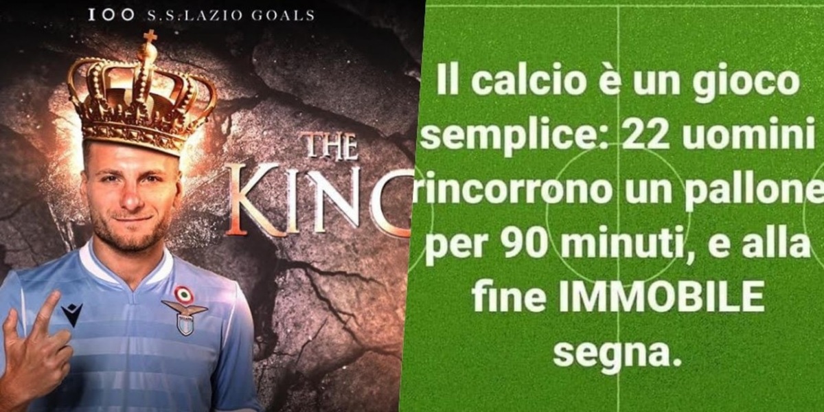 Lazio, i tifosi sui social: “Battiamo l’Inter con Immobile”