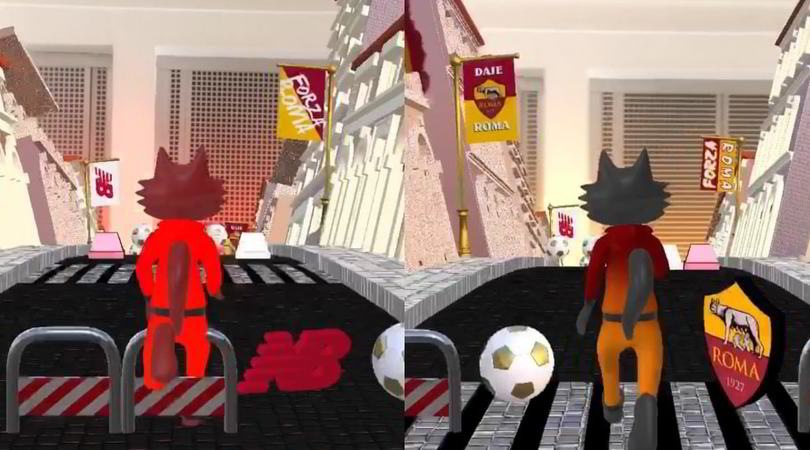 Roma, New Balance e il gioco Instagram con il lupetto