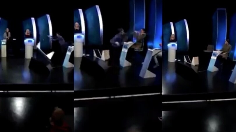 "Gettu Betur", si infuria durante il quiz e lancia in aria il leggio