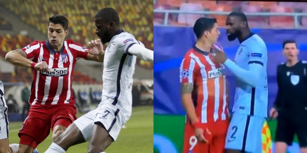 Suarez, lite con Rüdiger e brutto gesto: possibile sanzione Uefa