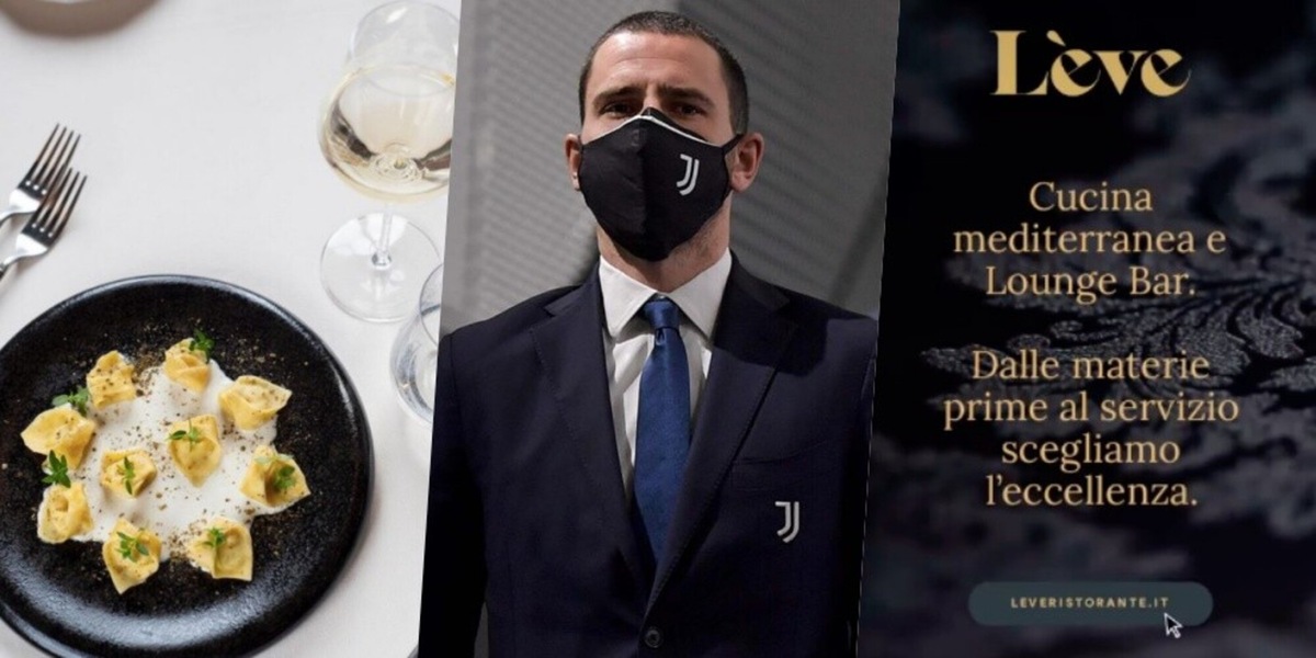 Lève, il nuovo ristorante di Bonucci: lusso a Torino