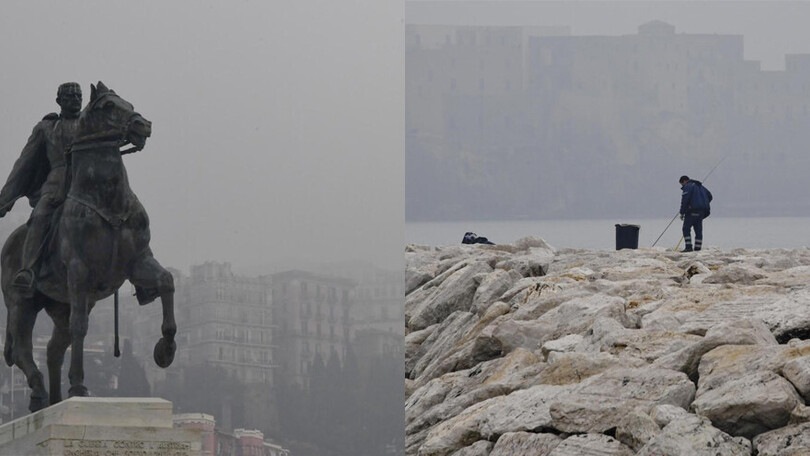 Napoli, risveglio surreale: città avvolta dalla nebbia!