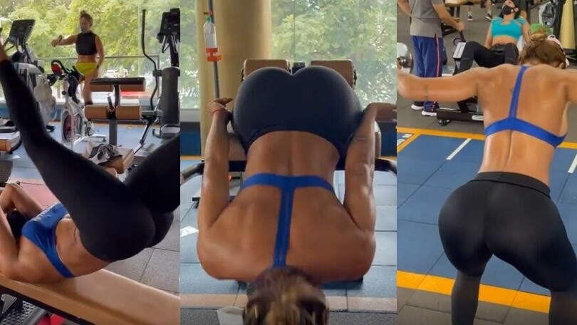 Lady Vidal, l'allenamento è durissimo