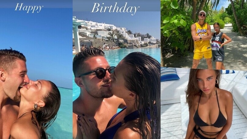 Milinkovic, gli auguri social di Natalija: “Mio amore”