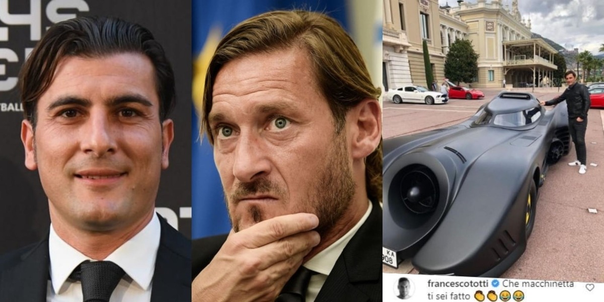 Ventola, Totti e la Batmobile: foto e commenti virali sui social