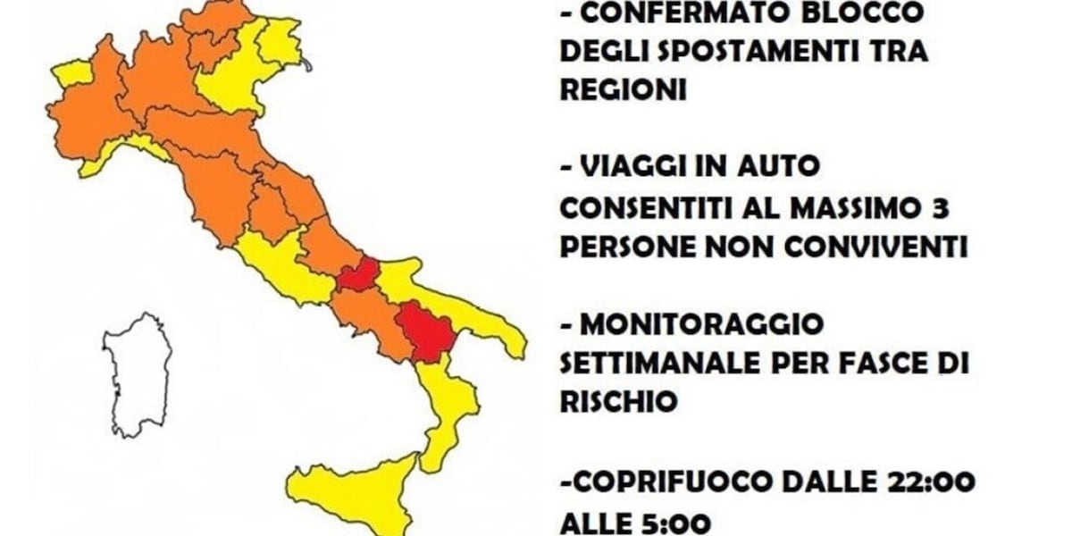 Guida al nuovo Dpcm Draghi, zona per zona
