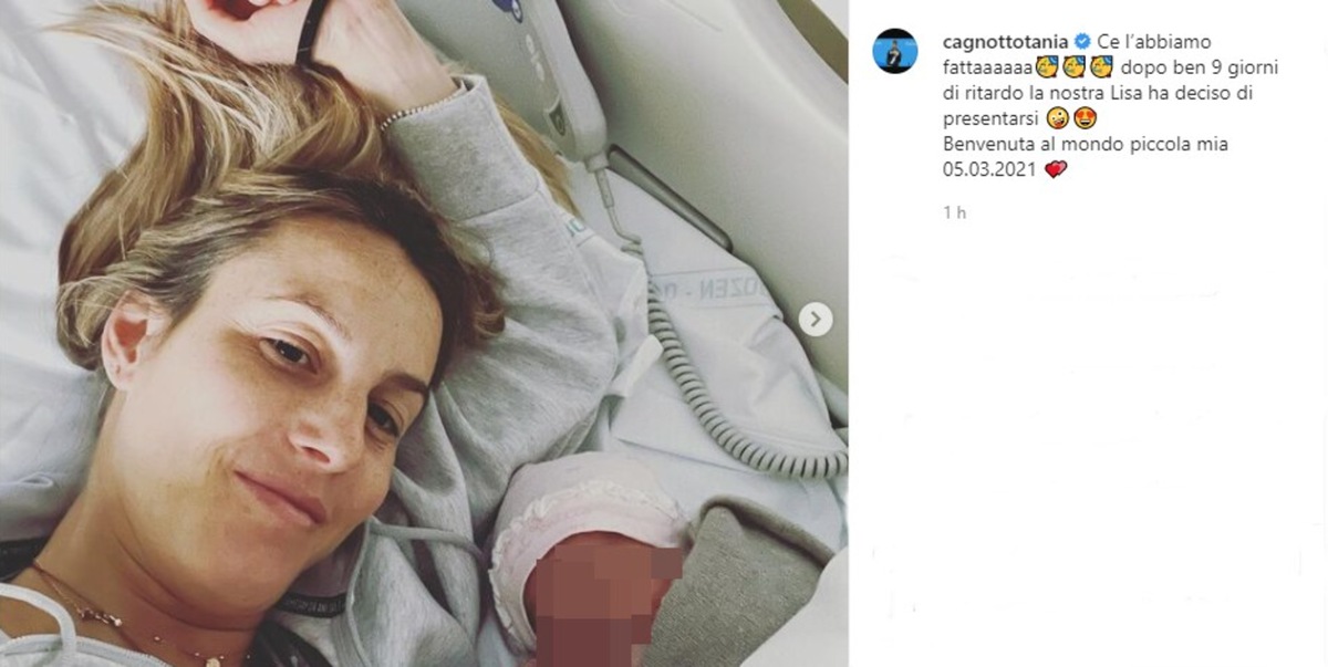 Tania Cagnotto ancora mamma. Il nome scelto e il post su Instagram
