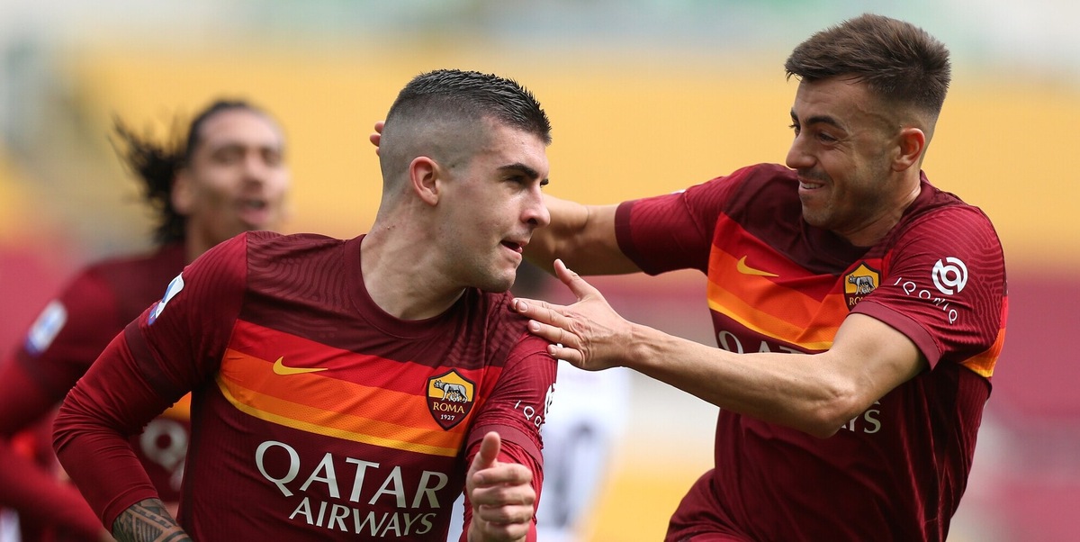 Mancini vola in cielo e batte Marchetti: Roma-Genoa 1-0