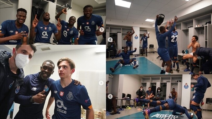 Il Porto elimina la Juve dalla Champions: che delirio negli spogliatoi!