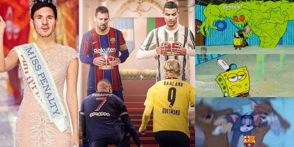 Messi cede la corona: le ironie dei social dopo Psg-Barcellona