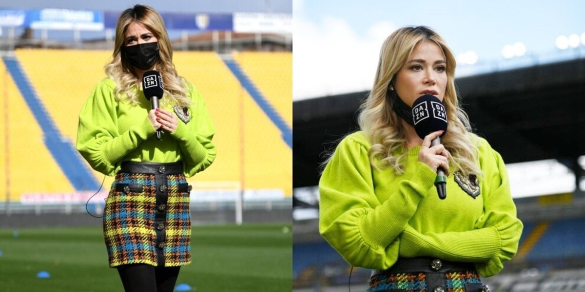 Diletta Leotta, che look per Parma-Roma!