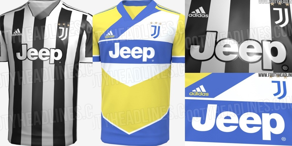 Juve, ecco le prime immagini delle nuove maglie 2021-22