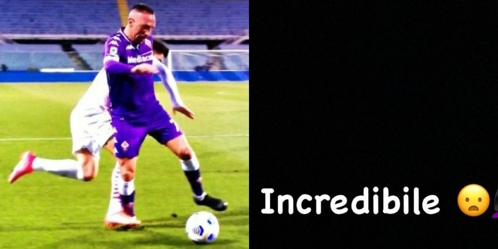 Lady Ribery reclama un rigore per la Fiorentina: "Incredibile..."