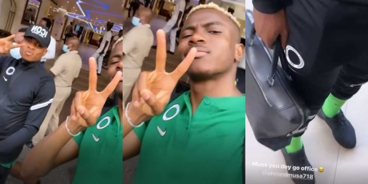 Napoli, Osimhen ride con la Nigeria e riprende Musa: "Vai in ufficio?"
