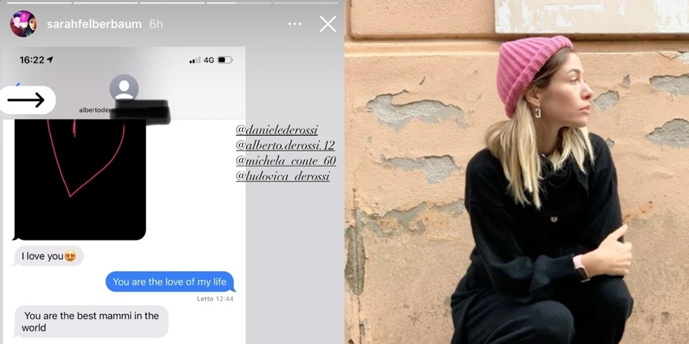 Lady De Rossi, messaggi d'amore con il papà di Daniele. Il motivo...