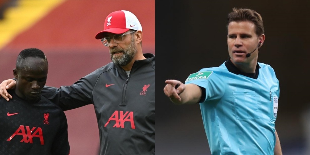 Klopp furioso con l'arbitro: "Motivi personali contro Mané"