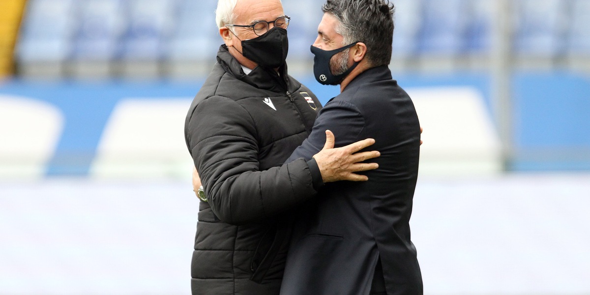 Sampdoria, Ranieri: "Ho fatto i complimenti a Gattuso"