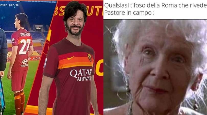 Pastore torna in campo dopo 10 mesi e il web si scatena. Le ironie social