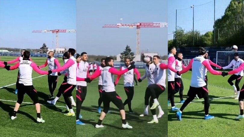Florenzi e l'allenamento con il Psg: assist e finale a sorpresa
