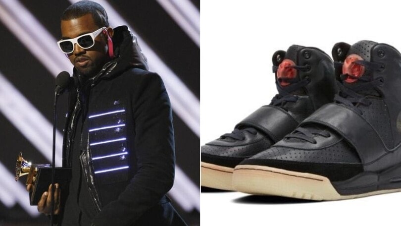 Kanye West, le sneakers Yeezy all'asta per 1 milione di dollari