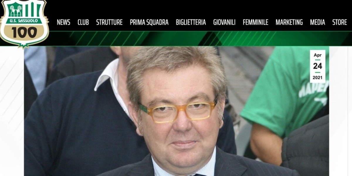 Sassuolo in lutto, morto il vicepresidente Sassi