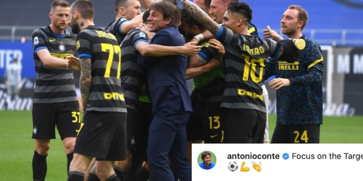Conte carica l'Inter: "Concentrati sull'obiettivo"