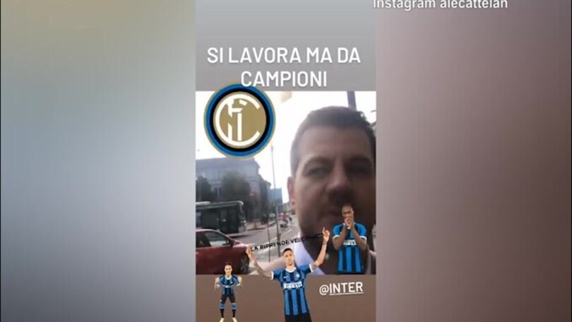 Cattelan festeggia lo Scudetto: "Siamo noi i Campioni dell'Italia.."
