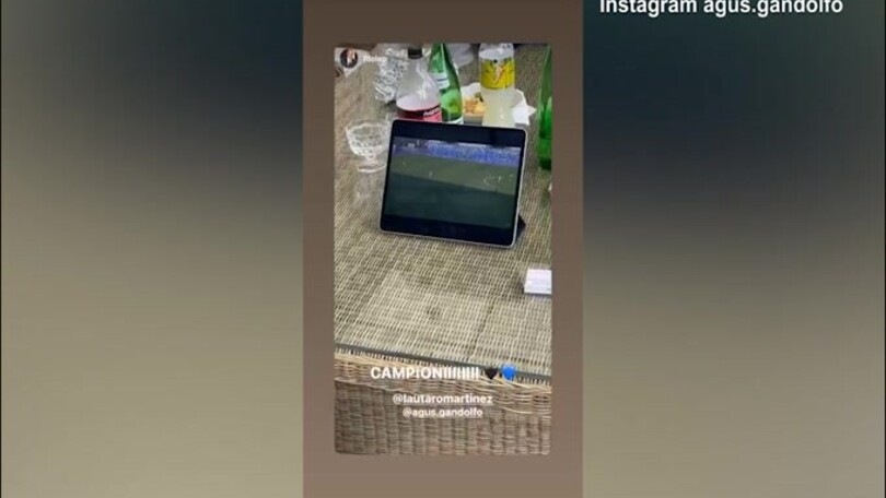 Lautaro Martinez, che festa per lo Scudetto!
