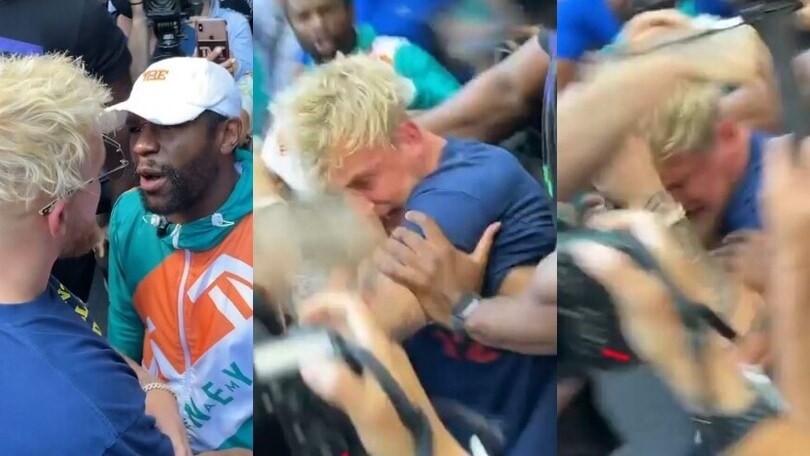Floyd Mayweather, rissa con lo youtuber Jake Paul prima del match!