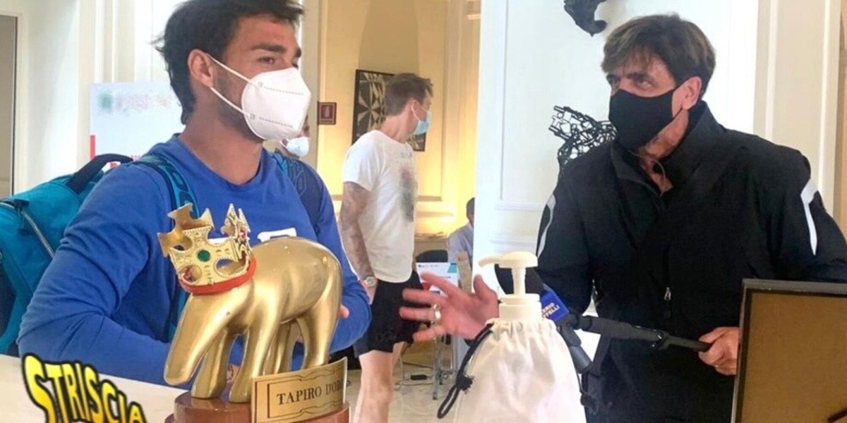 Internazionali, Tapiro d'Oro a Fognini: "Sarà colpa del matrimonio"