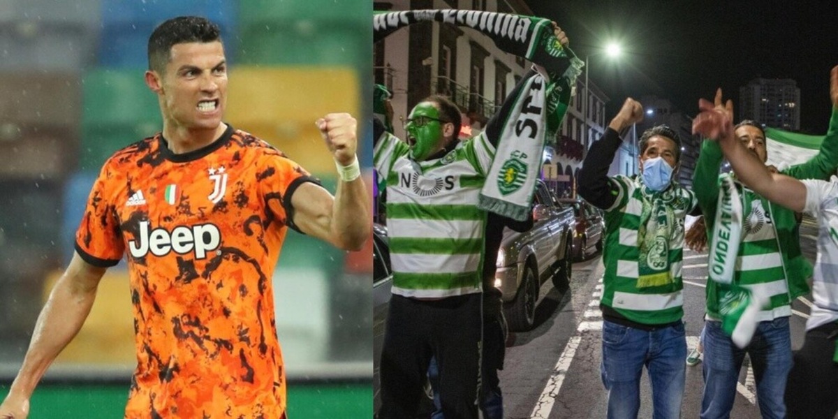 Sporting Lisbona campione, Ronaldo fa festa. I tifosi: Torna!