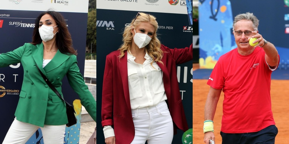 Dalla Cucinotta alla Daniele e Bonolis: show al "Tennis&Friends"