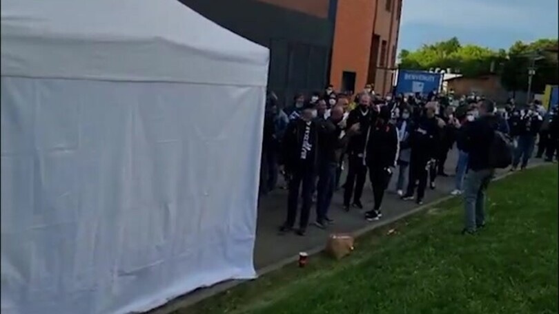 Coppa Italia, Atalanta-Juventus: i tifosi entrano allo stadio