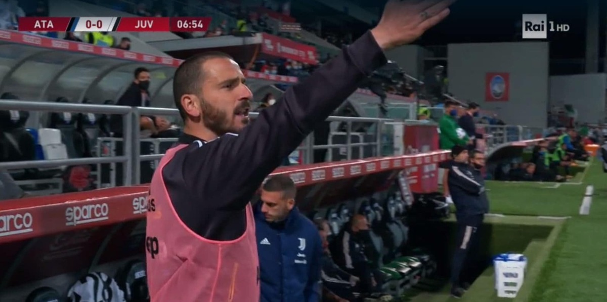 Bonucci furioso con Romero: la frase urlata durante Atalanta-Juve