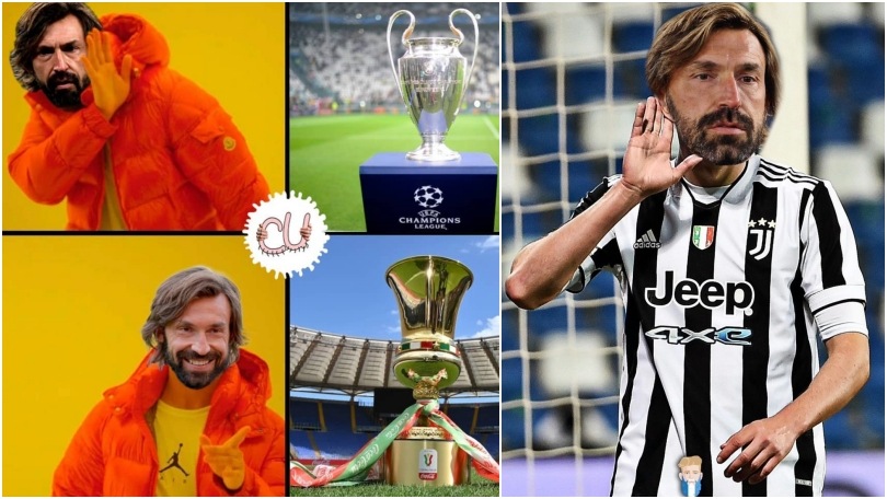 Pirlo vince la Coppa Italia: i social si scatenano