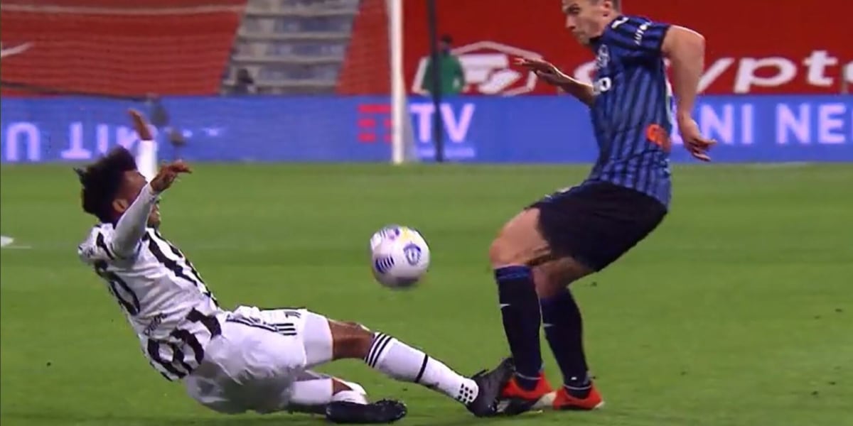Moviola Atalanta-Juventus: Massa non va oltre il 5. E su Cuadrado...