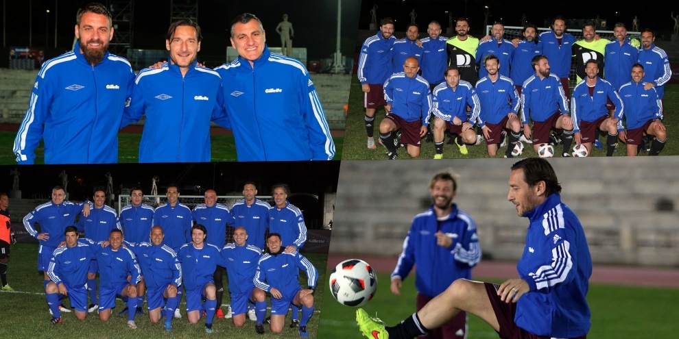 Bomber contro King, quanti campioni in campo per solidarietà