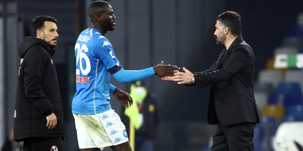Napoli, Koulibaly saluta Gattuso "Ti porterò nel cuore"